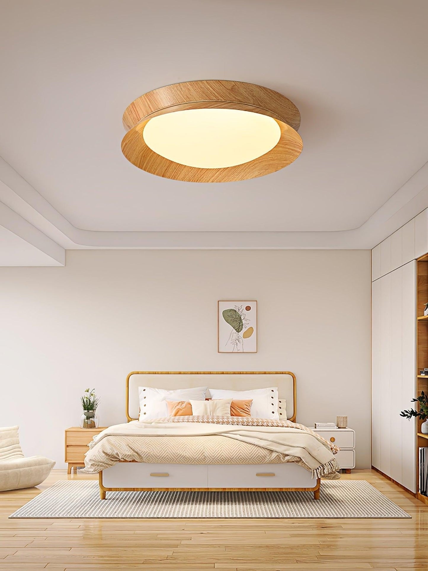 Double Half Moon LED Ceiling Light