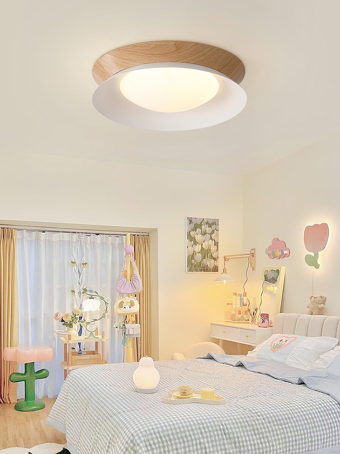 Double Half Moon LED Ceiling Light