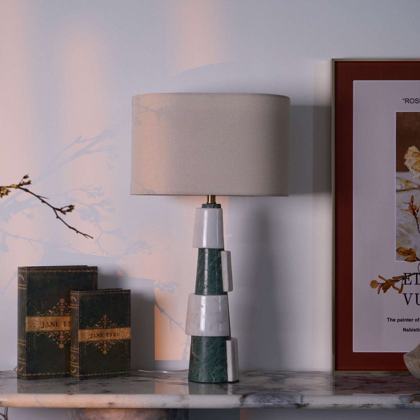 Duomo Classic Marble Base Table Lamp
