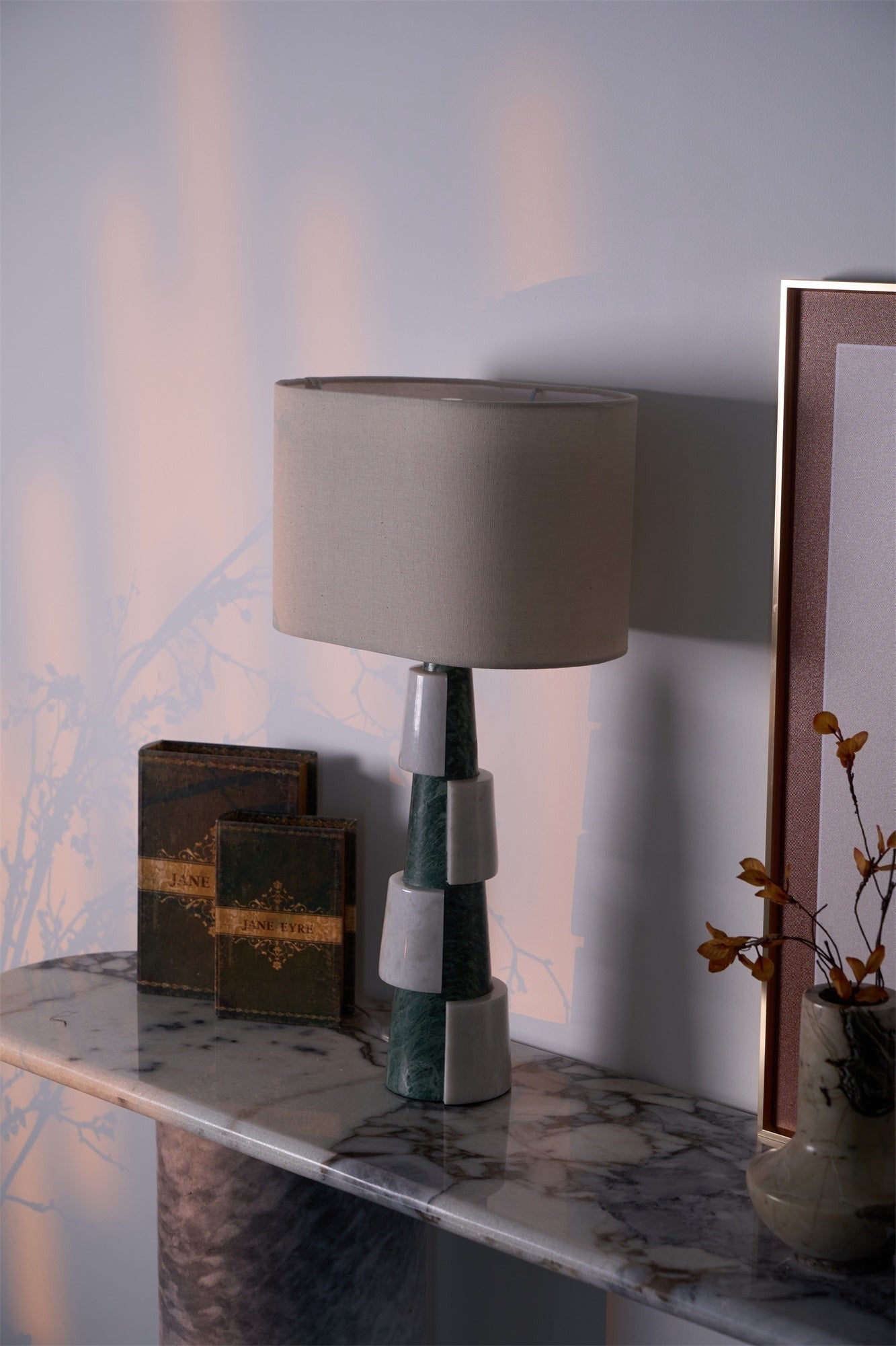 Duomo Classic Marble Base Table Lamp