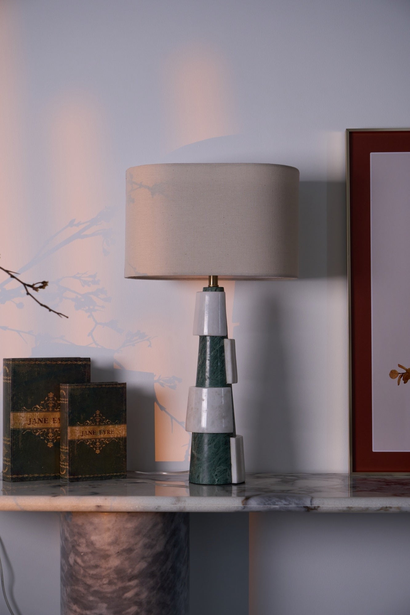 Duomo Classic Marble Base Table Lamp