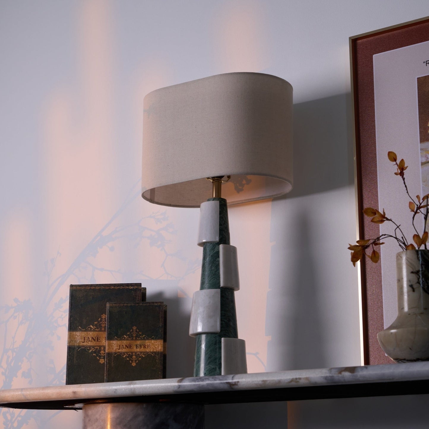 Duomo Classic Marble Base Table Lamp