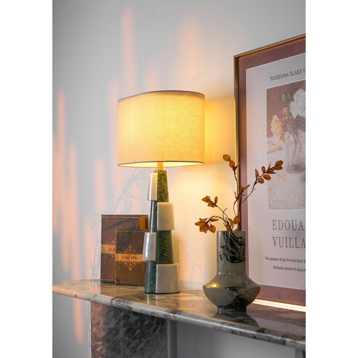 Duomo Classic Marble Base Table Lamp
