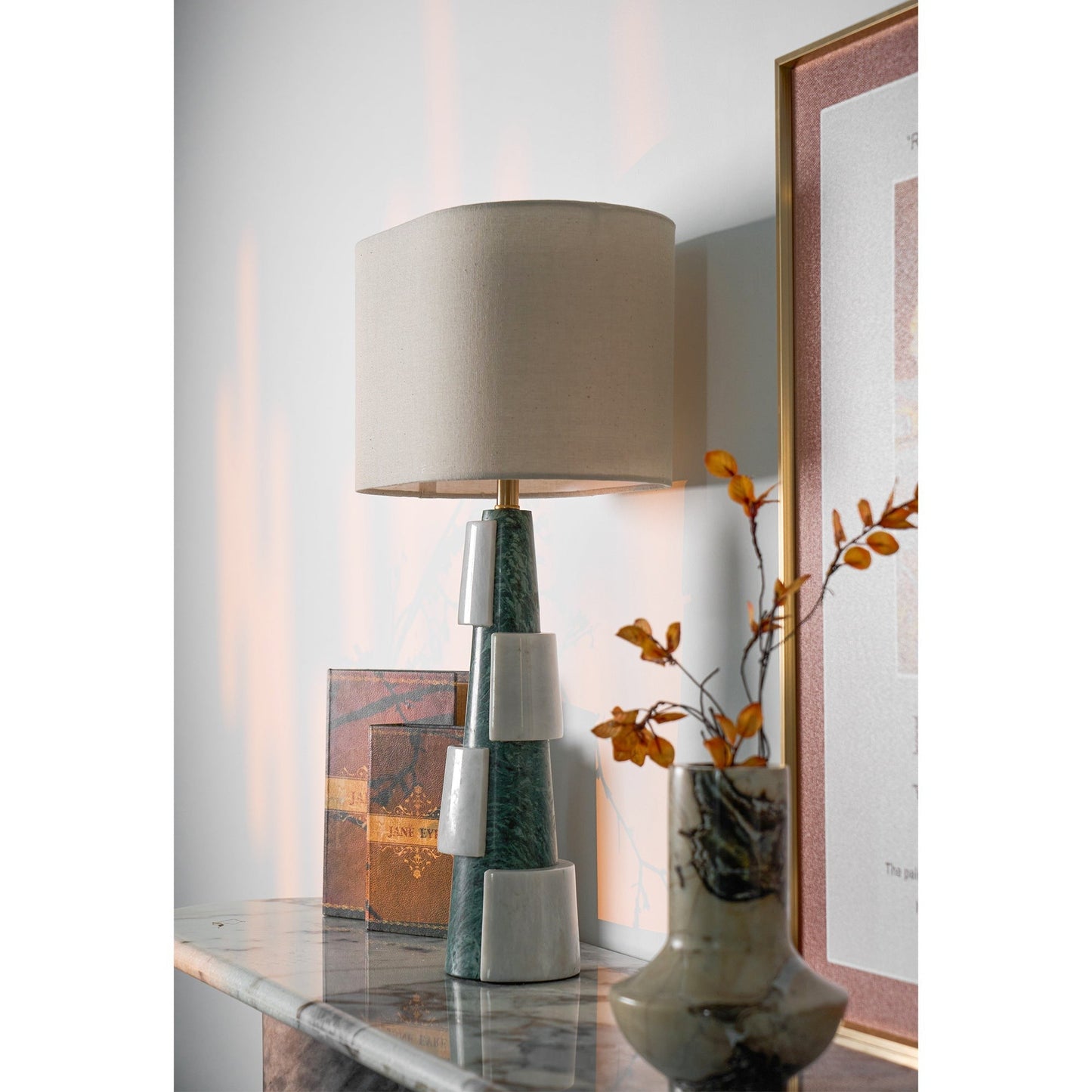 Duomo Classic Marble Base Table Lamp