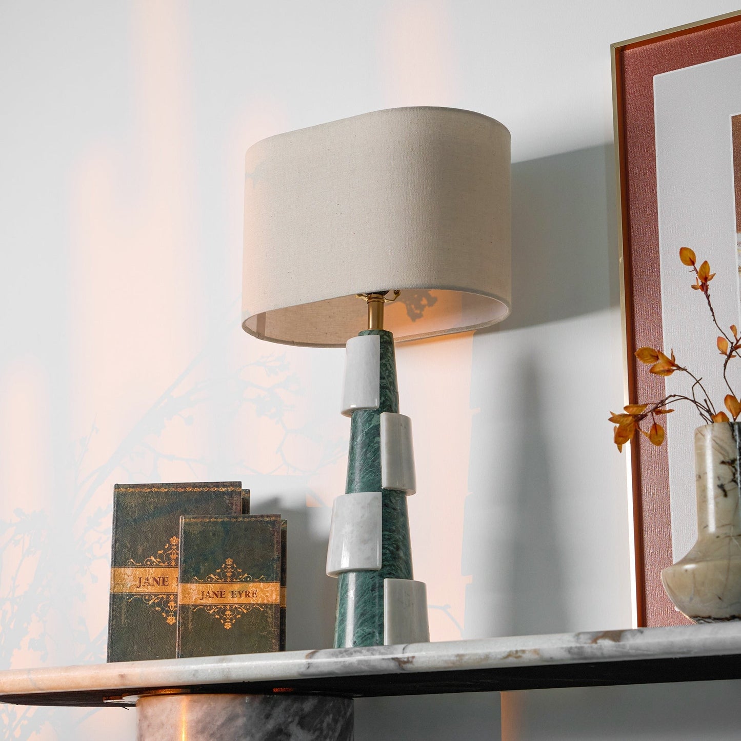 Duomo Classic Marble Base Table Lamp