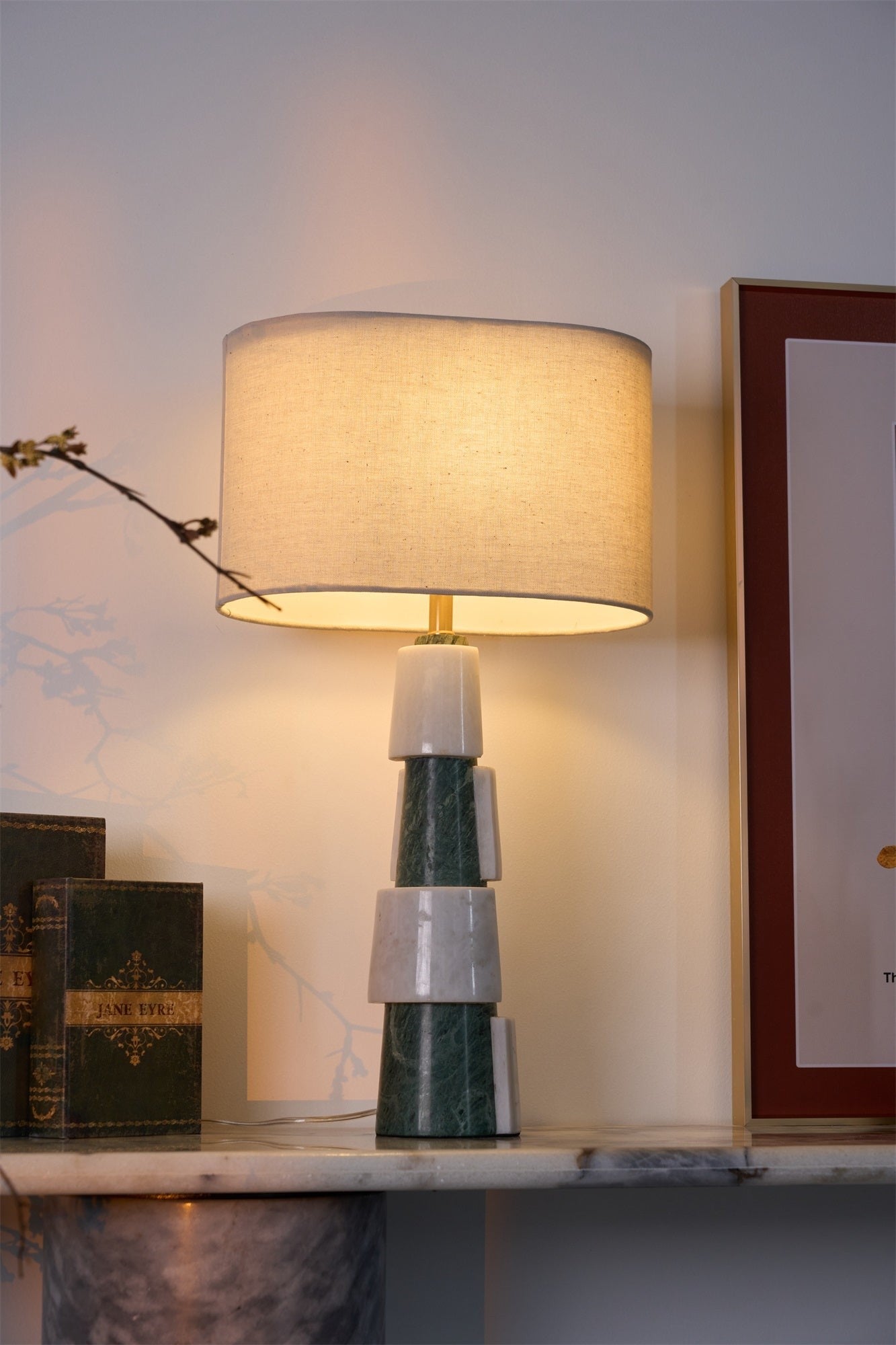 Duomo Classic Marble Base Table Lamp