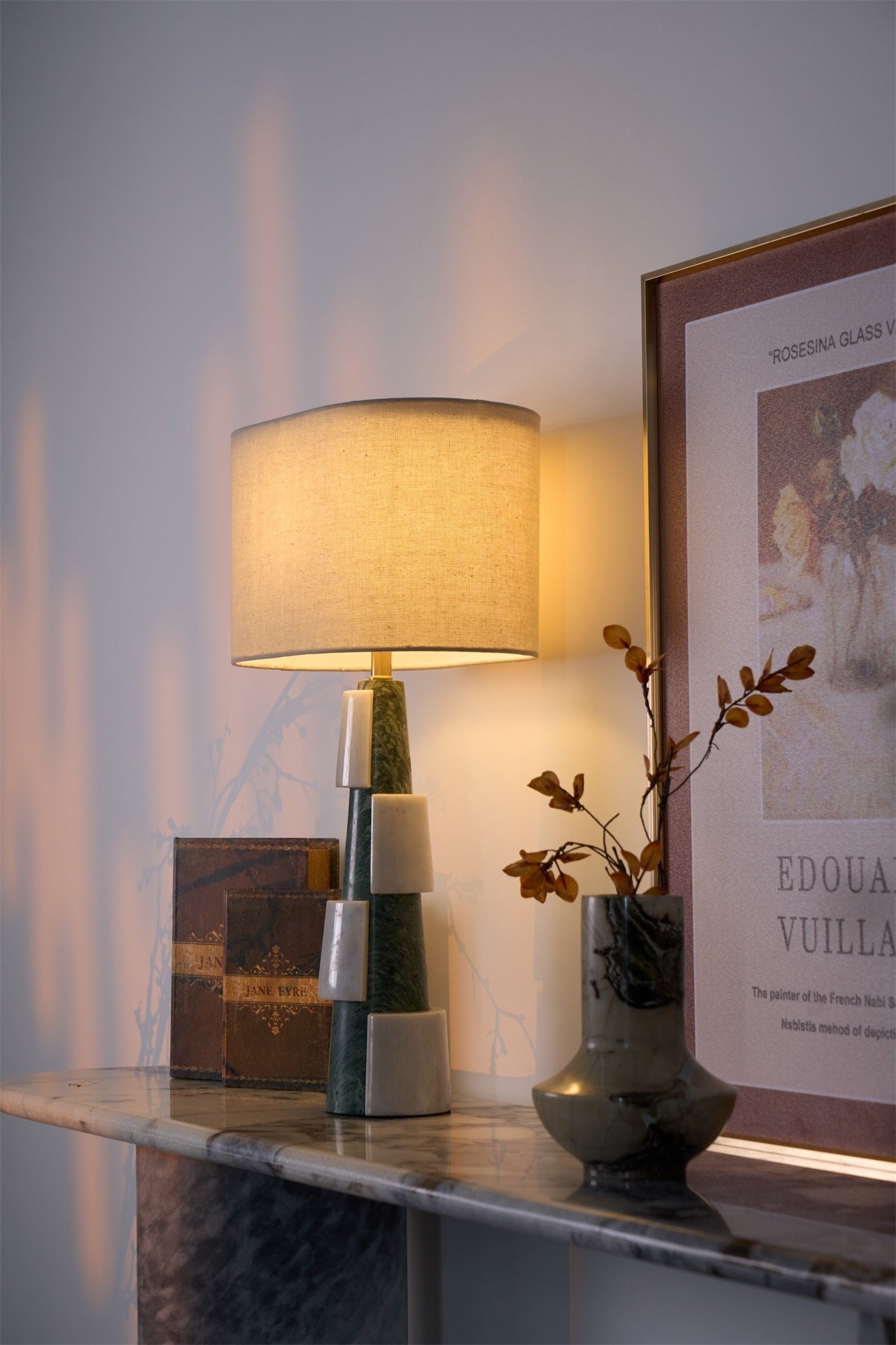 Duomo Classic Marble Base Table Lamp