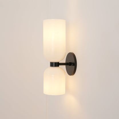 Edie Sculpted Glass Wall Sconce