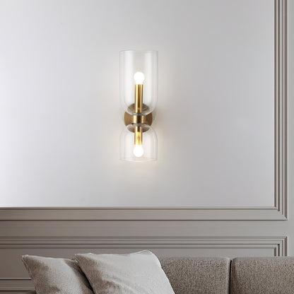 Edie Sculpted Glass Wall Sconce
