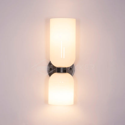 Edie Sculpted Glass Wall Sconce