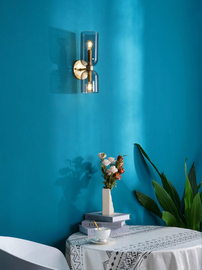 Edie Sculpted Glass Wall Sconce