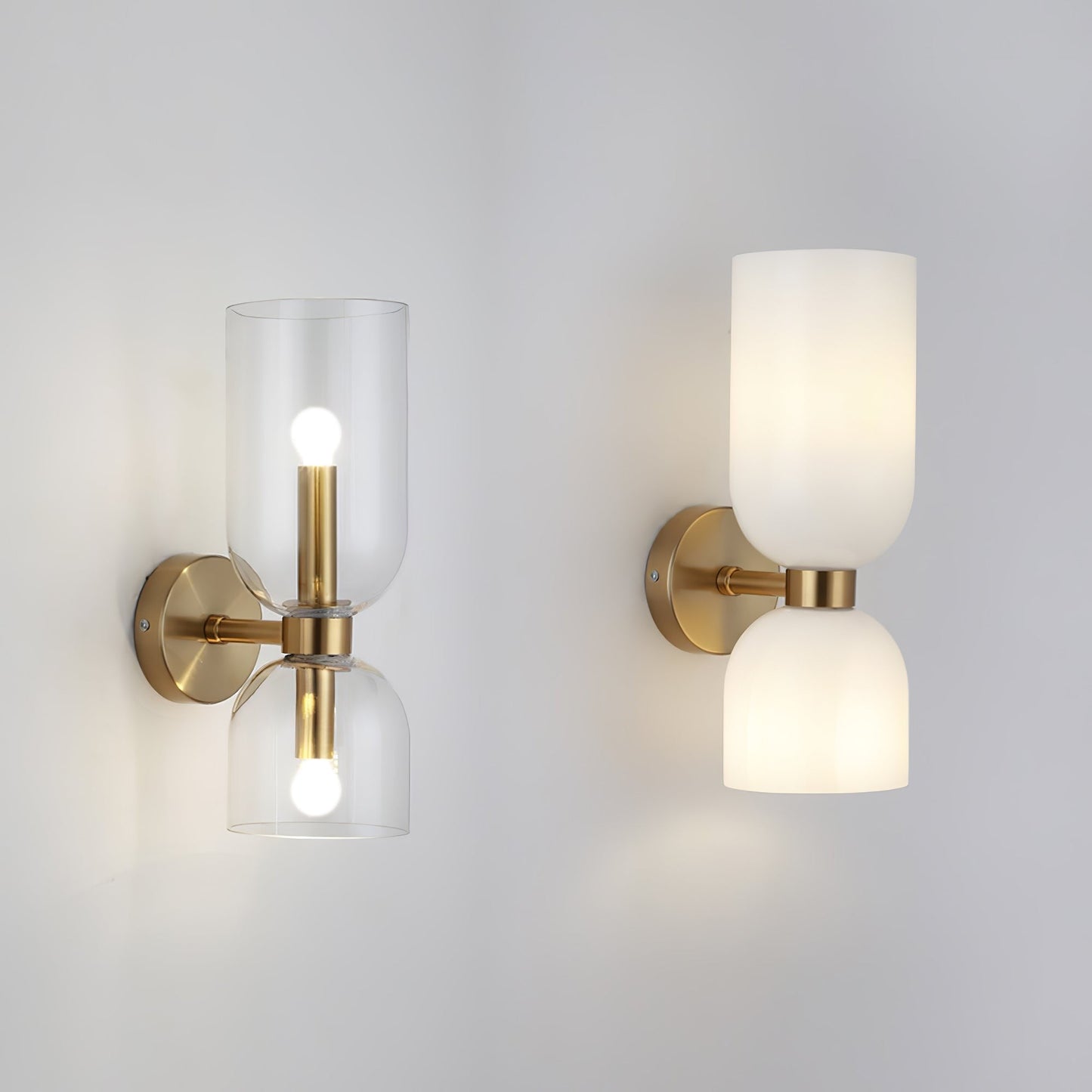 Edie Sculpted Glass Wall Sconce