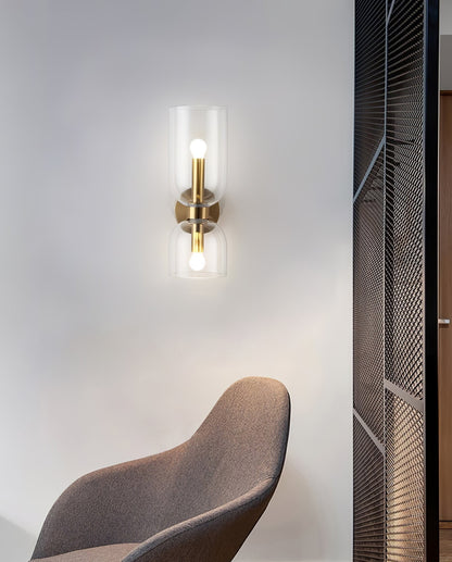 Edie Sculpted Glass Wall Sconce
