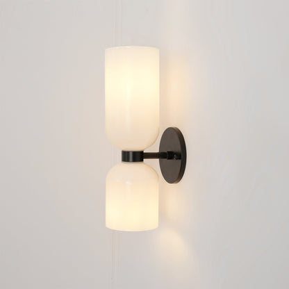 Edie Sculpted Glass Wall Sconce