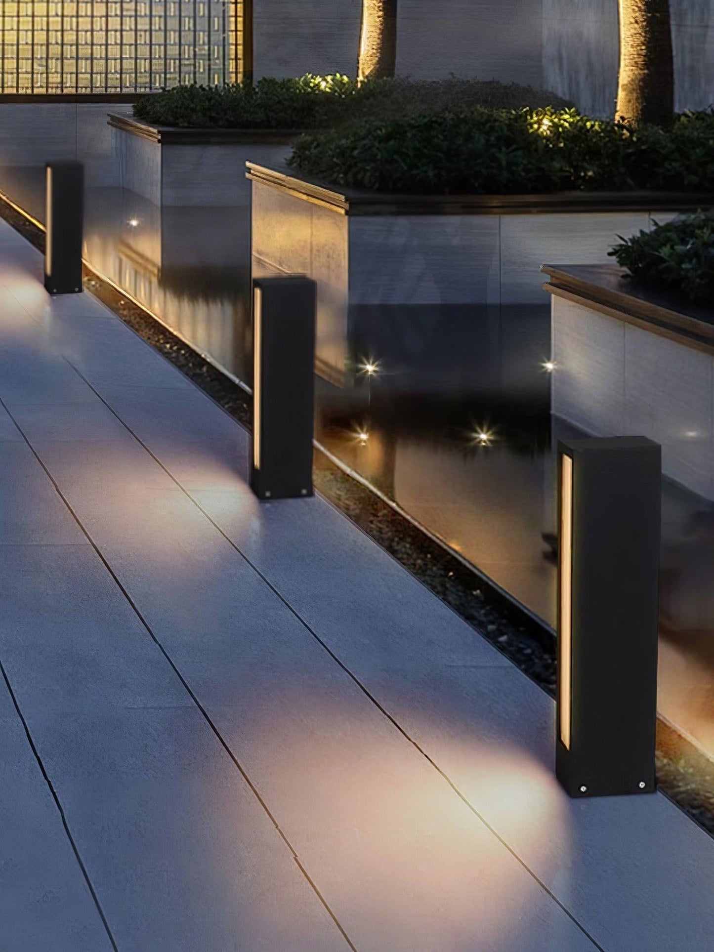 Faro Modern Outdoor Post Lamp