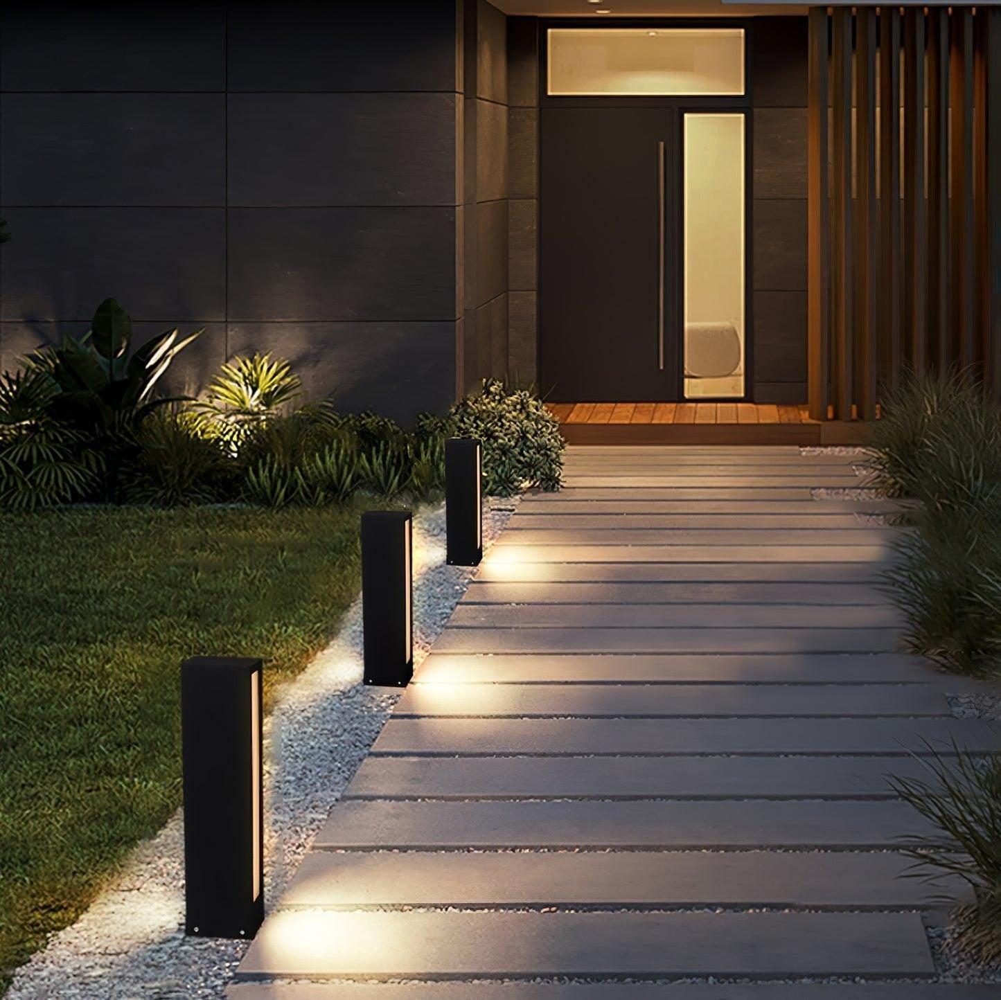 Faro Modern Outdoor Post Lamp