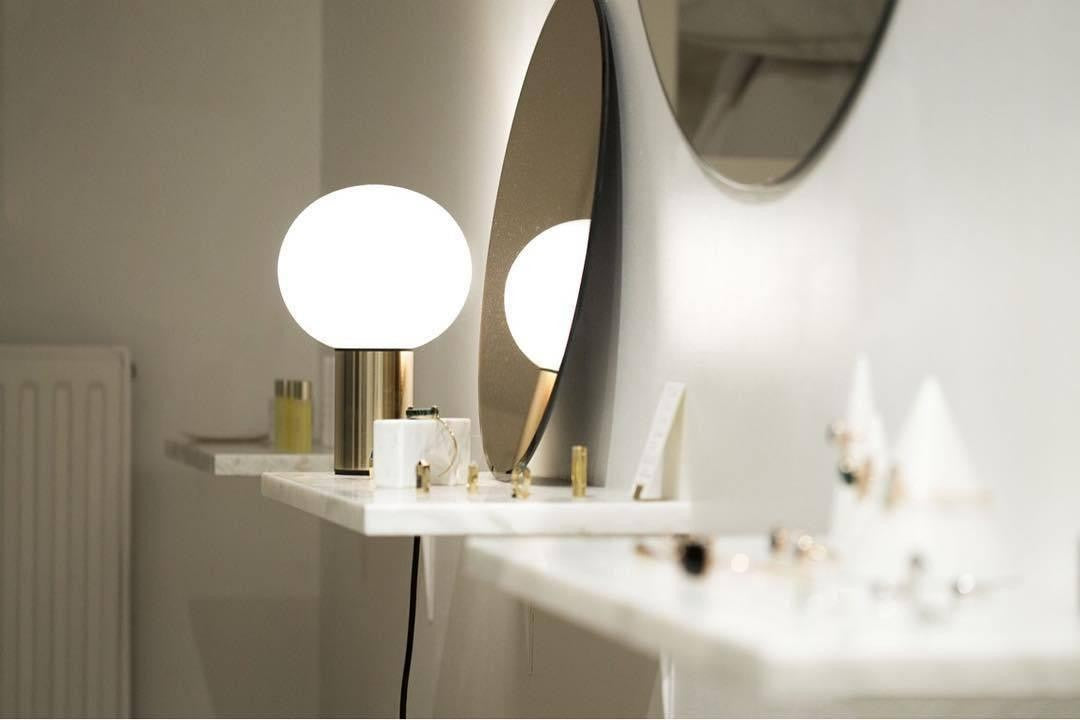 Laguna Spherical Glass Table Lamp