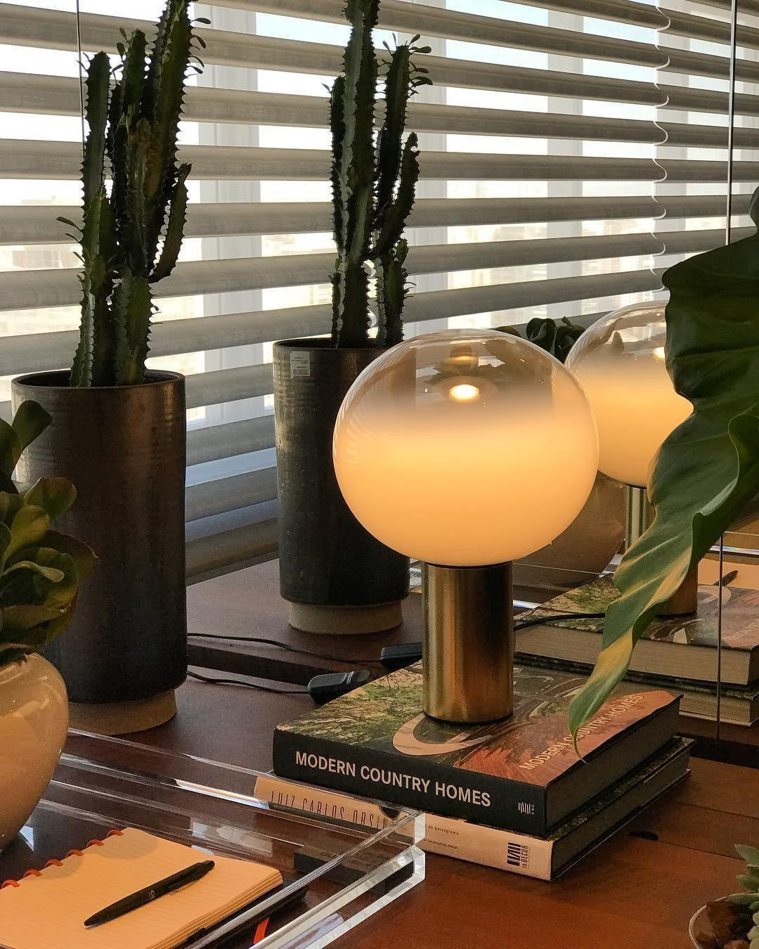 Laguna Spherical Glass Table Lamp