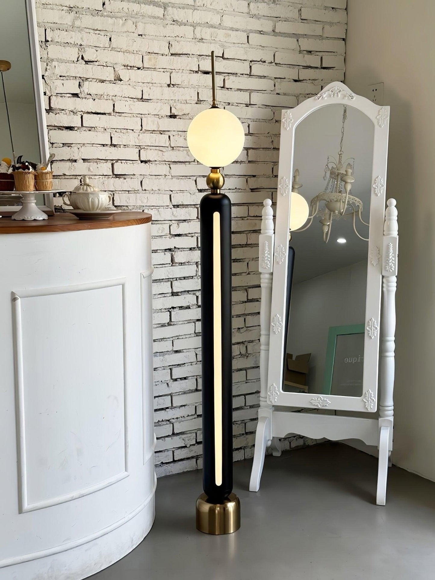 Lightning Rod Chrome Floor Lamp
