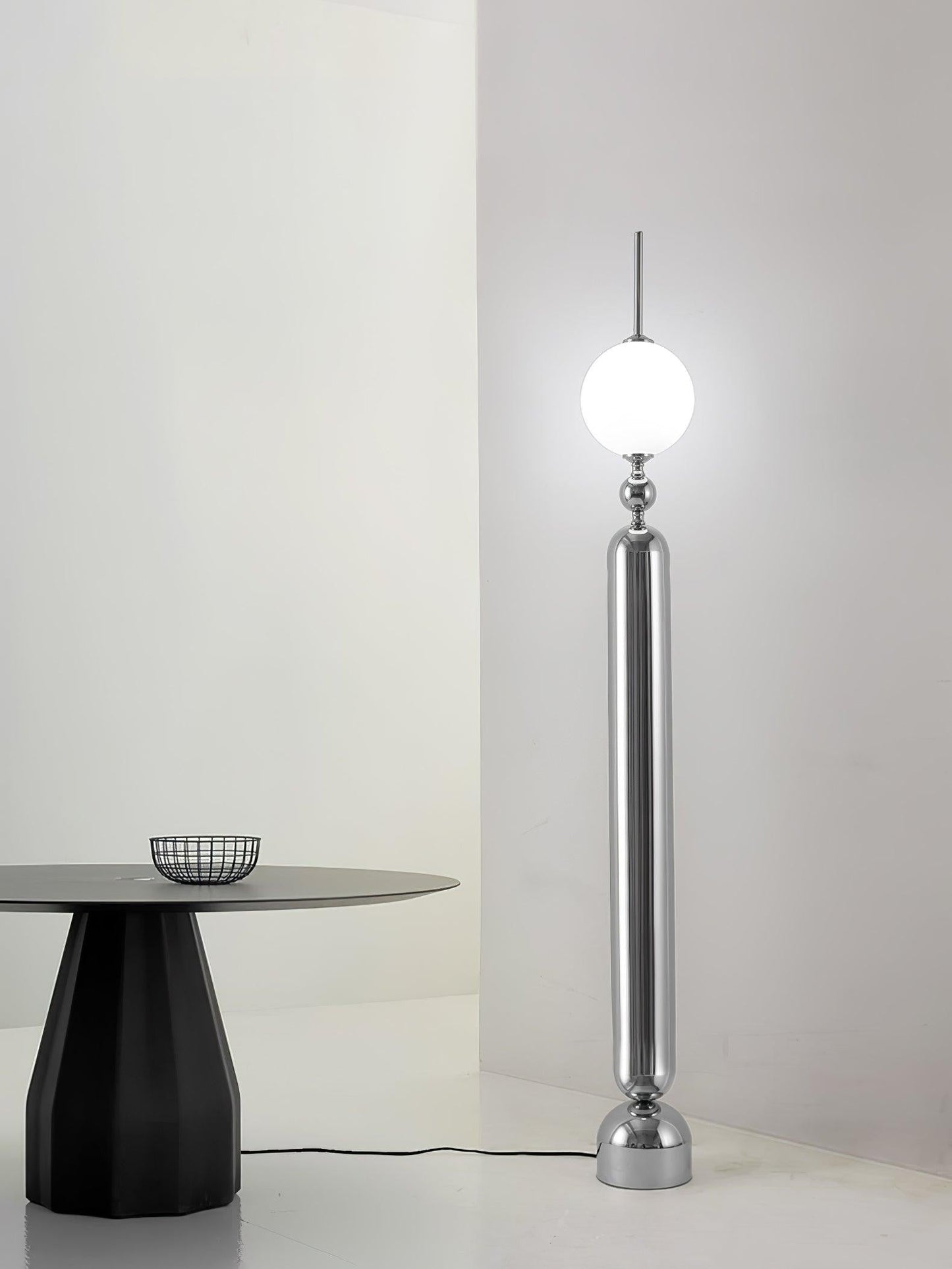 Lightning Rod Chrome Floor Lamp