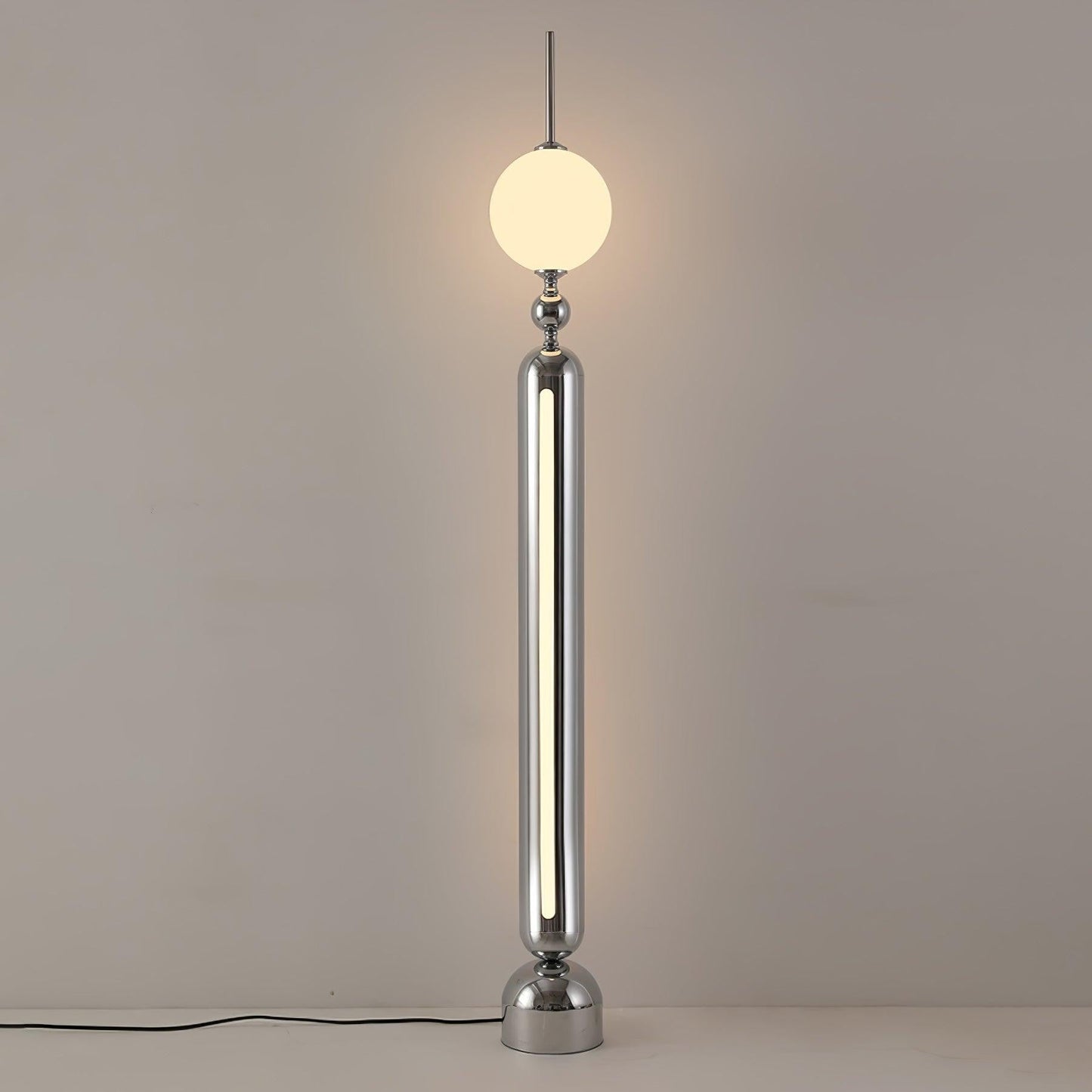 Lightning Rod Chrome Floor Lamp