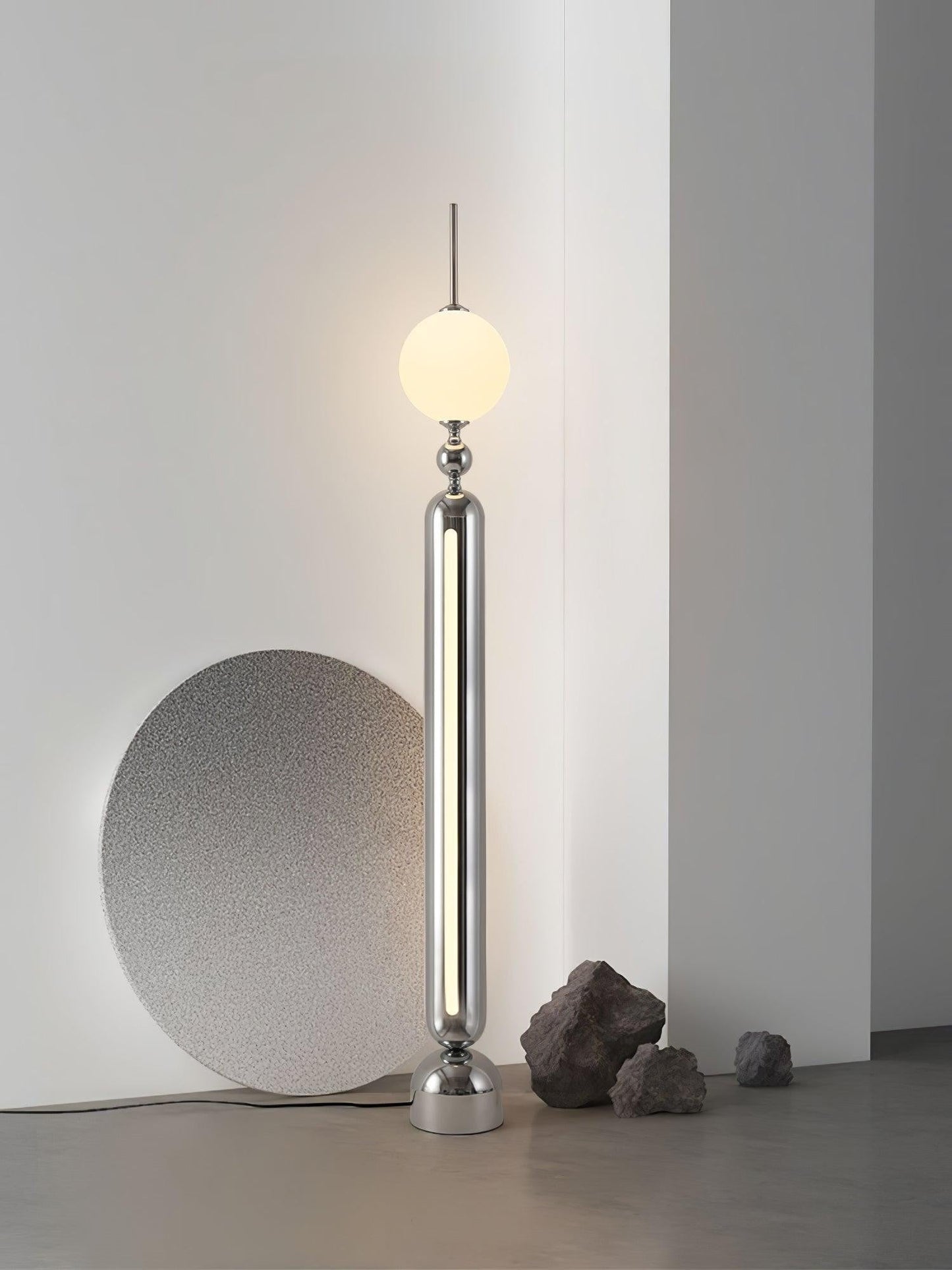 Lightning Rod Chrome Floor Lamp