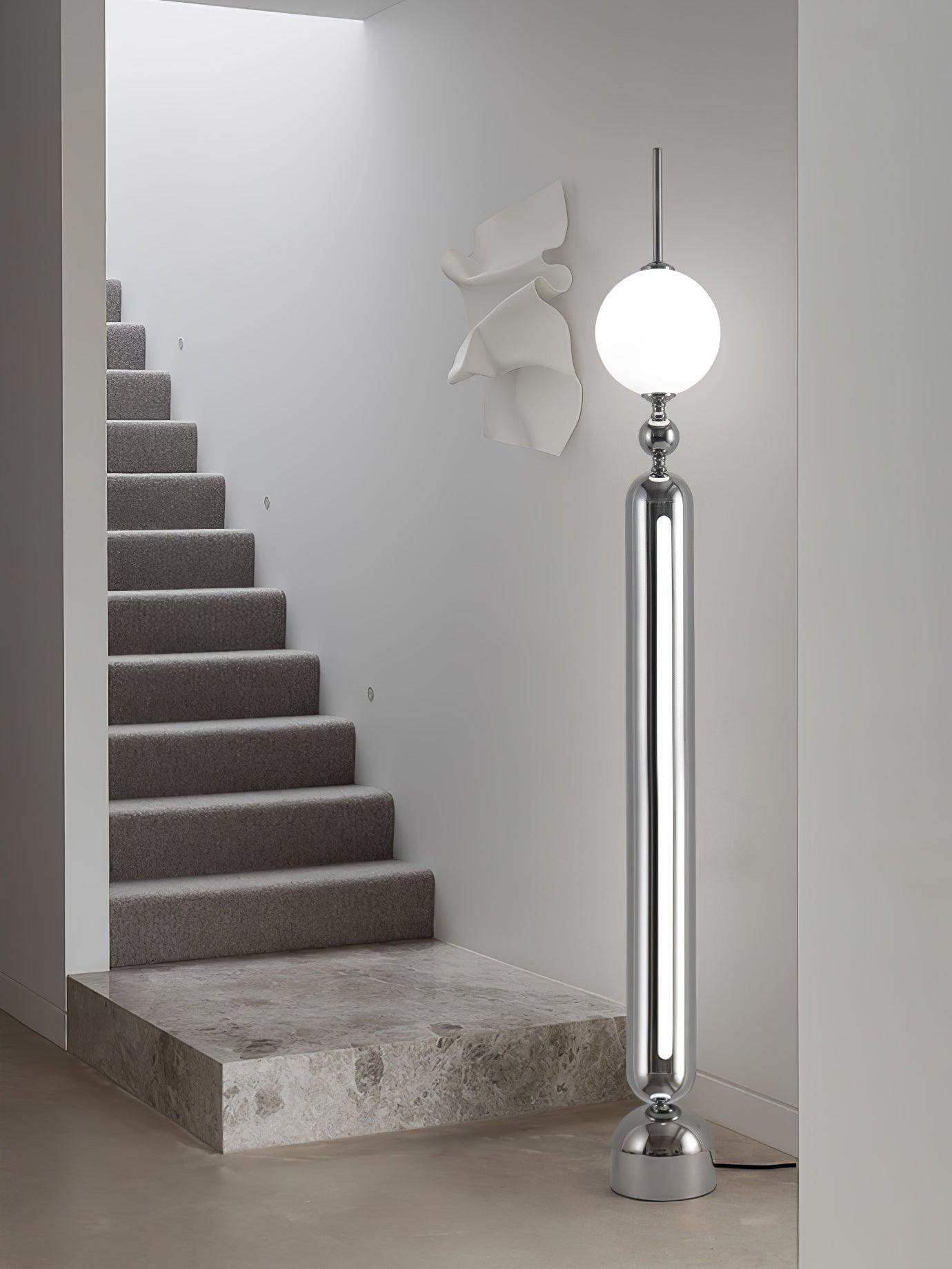 Lightning Rod Chrome Floor Lamp