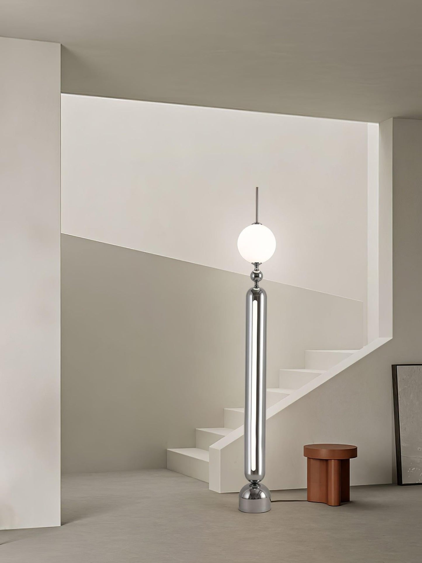 Lightning Rod Chrome Floor Lamp