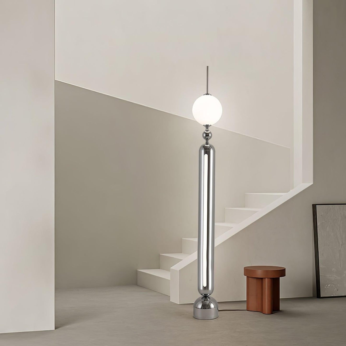 Lightning Rod Chrome Floor Lamp