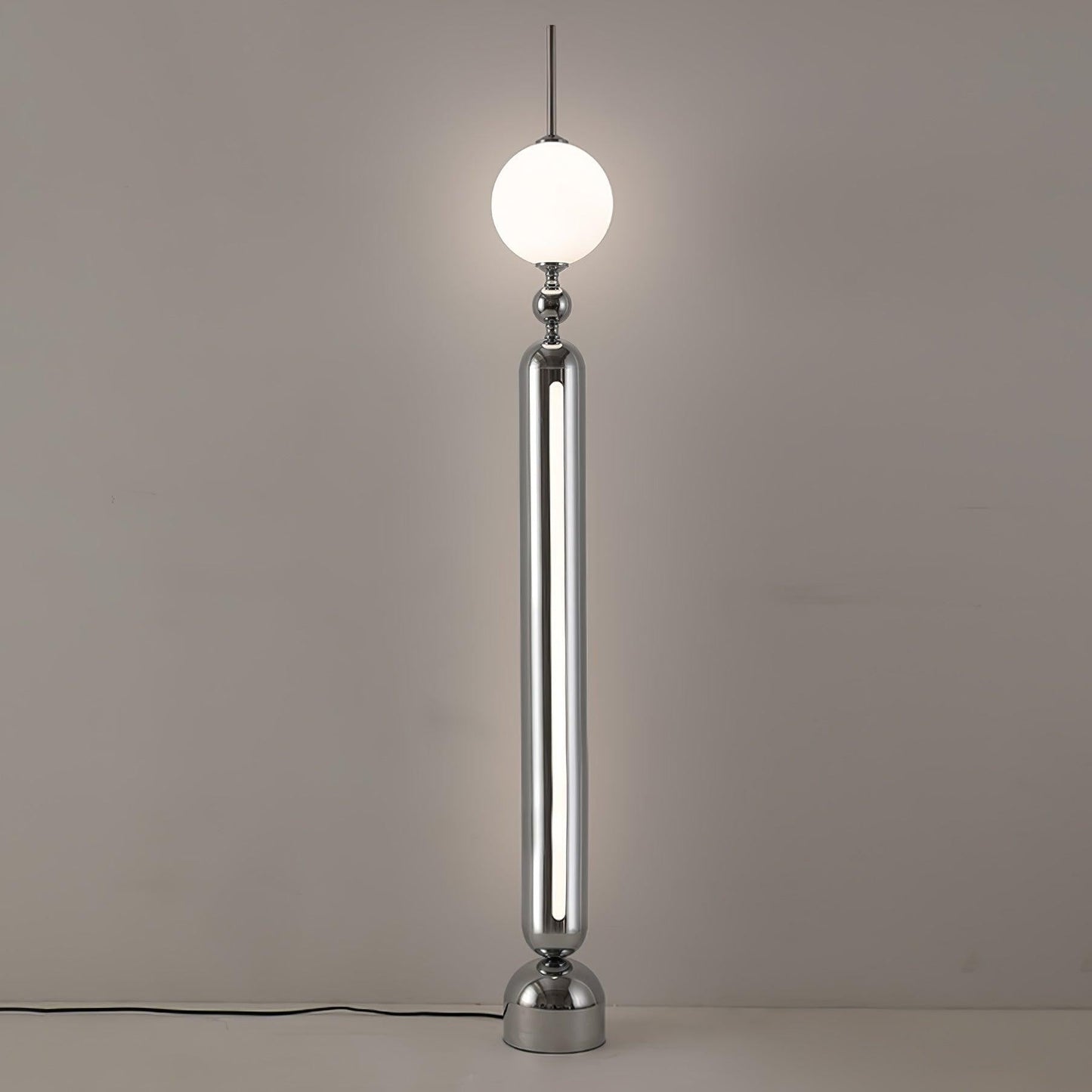 Lightning Rod Chrome Floor Lamp