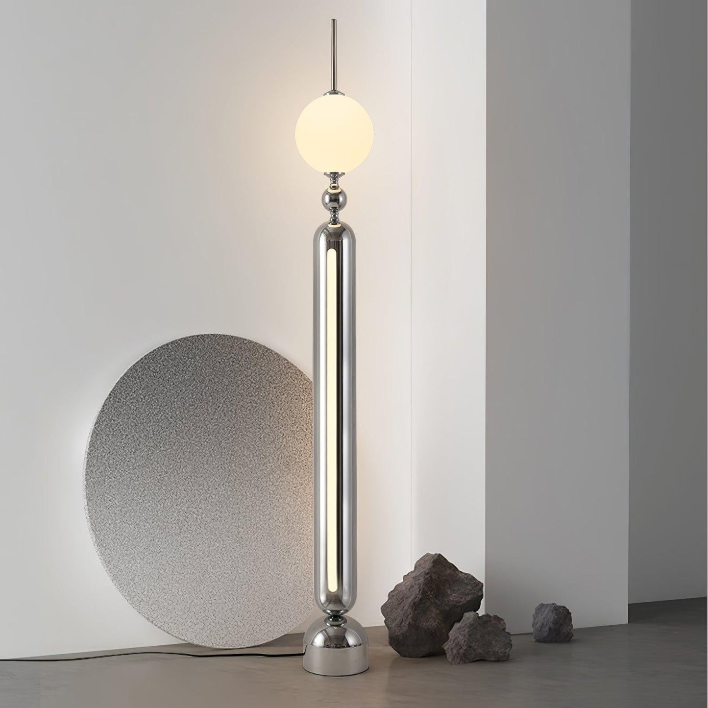 Lightning Rod Chrome Floor Lamp