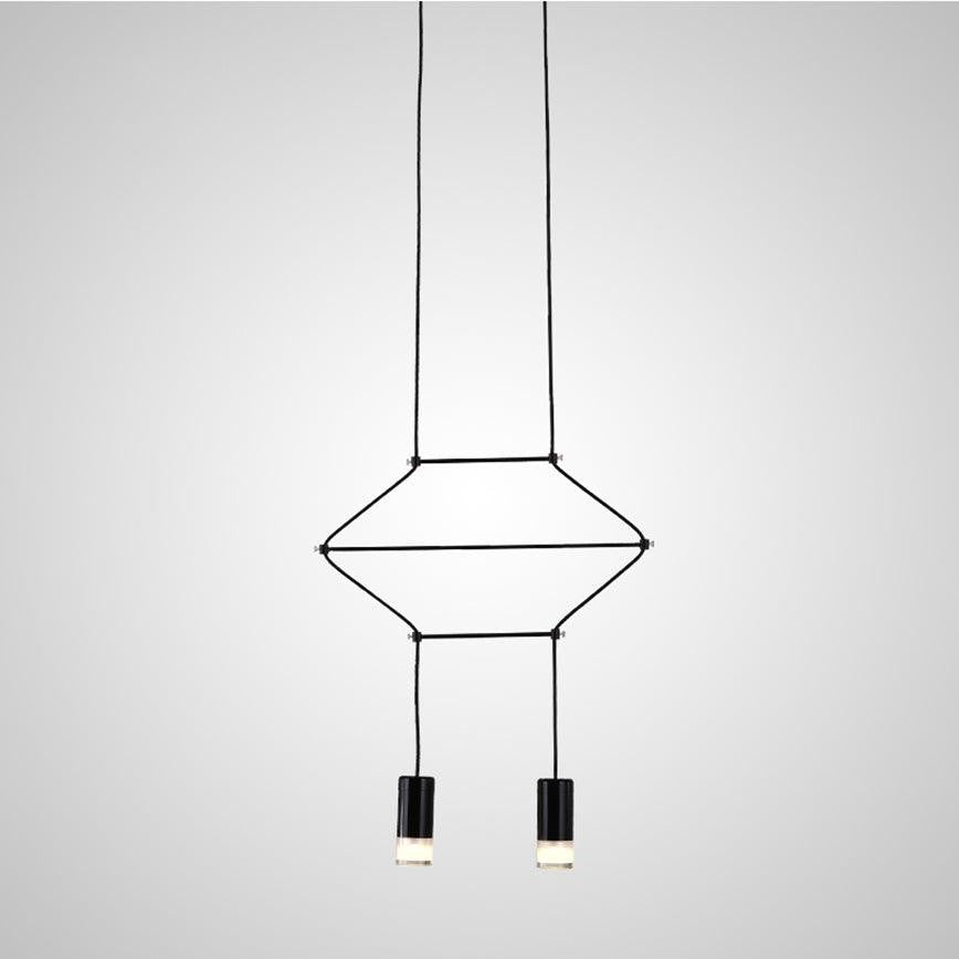 Line Art Wireflow Linear Pendant