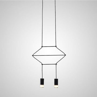 Line Art Wireflow Linear Pendant