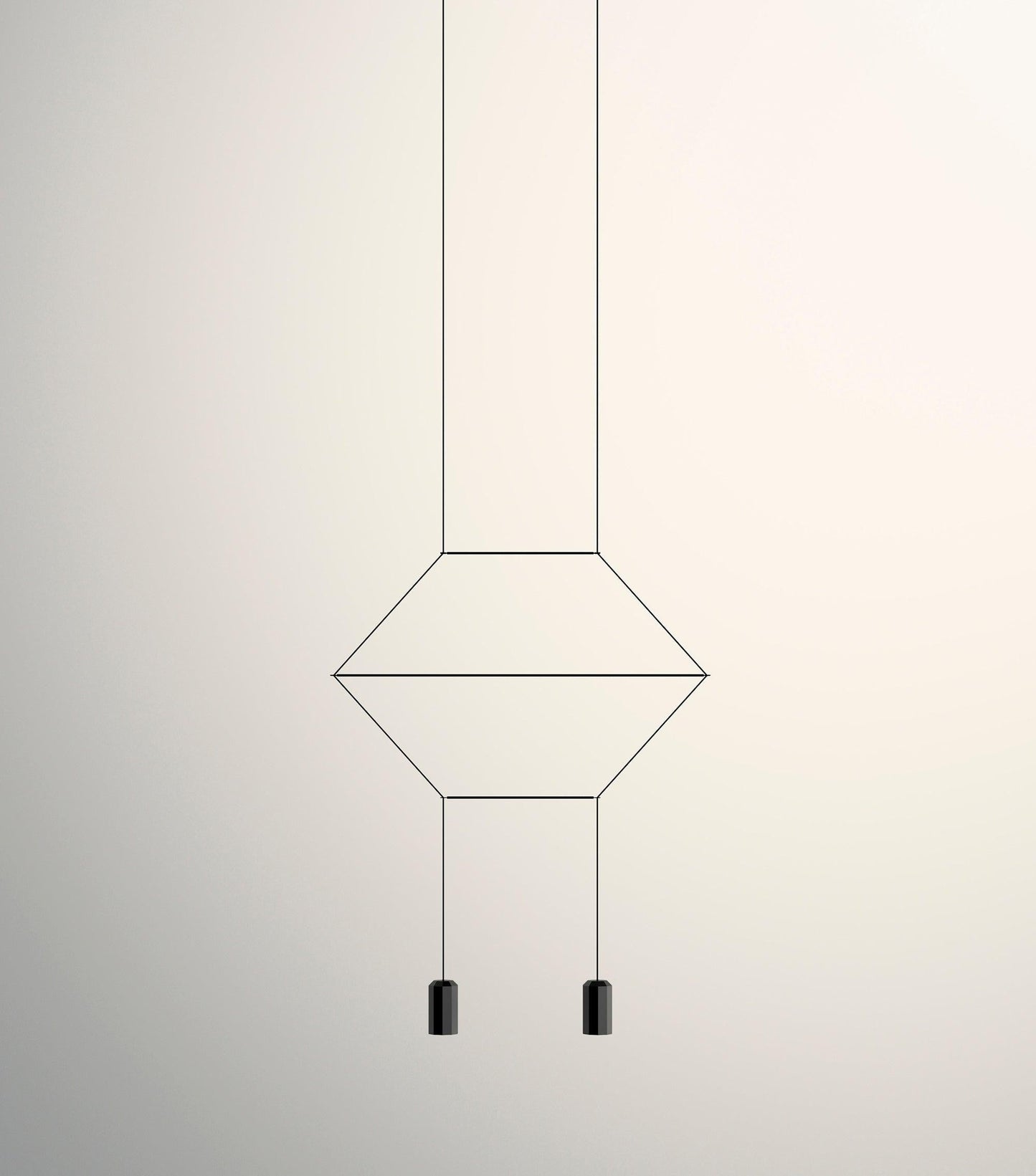 Line Art Wireflow Linear Pendant