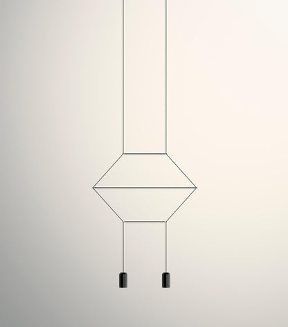 Line Art Wireflow Linear Pendant
