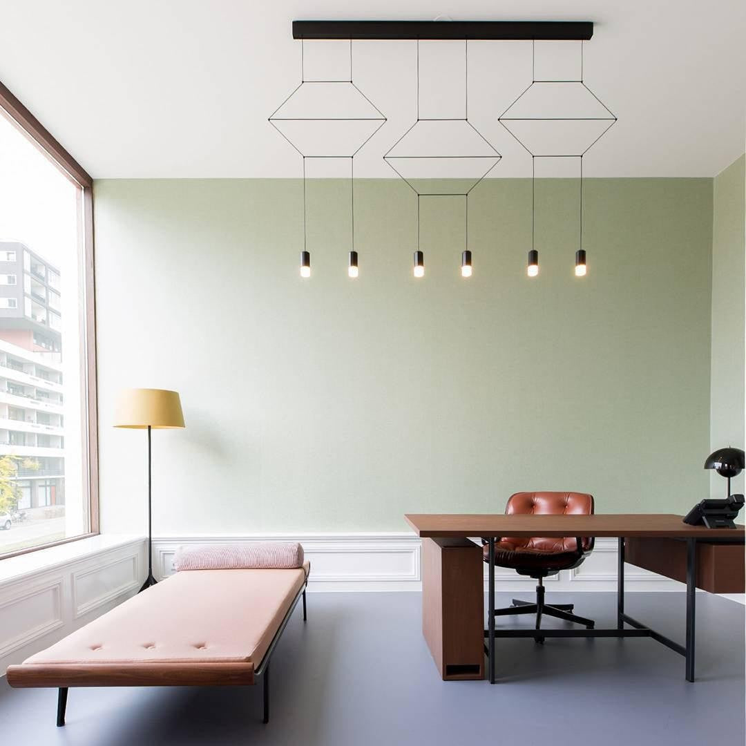 Line Art Wireflow Linear Pendant