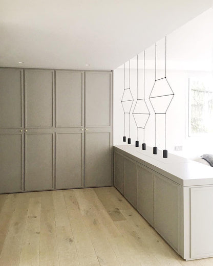 Line Art Wireflow Linear Pendant