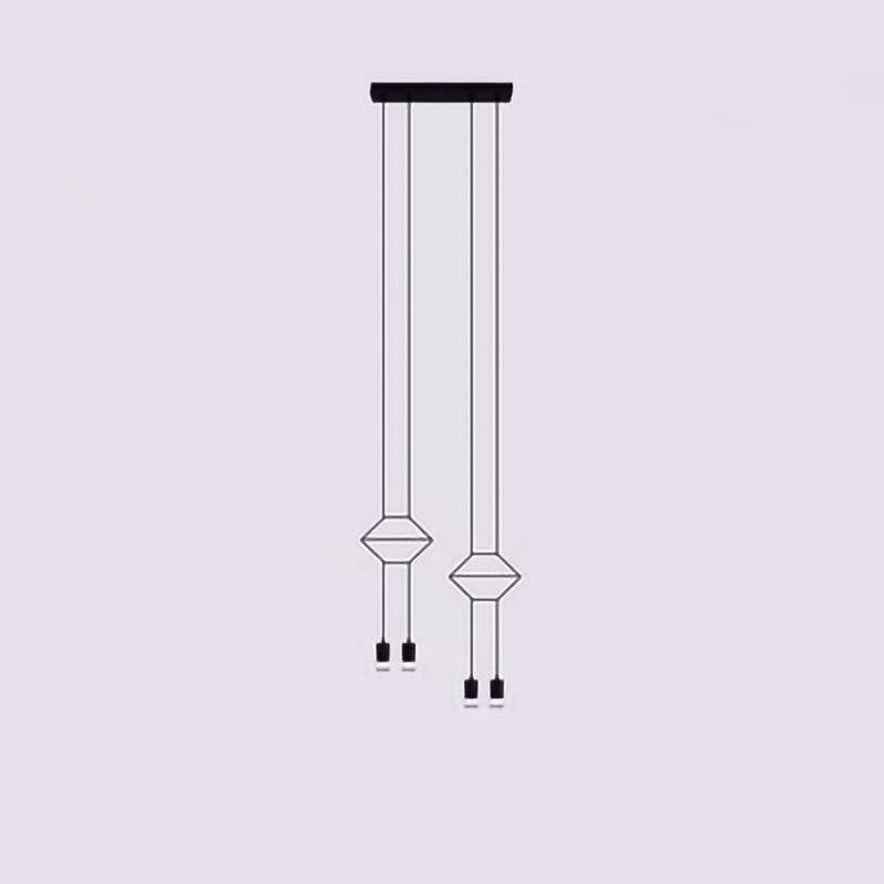 Line Art Wireflow Linear Pendant