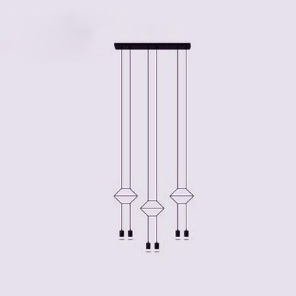 Line Art Wireflow Linear Pendant