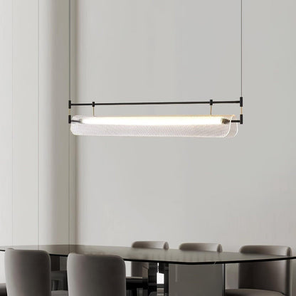 Linear Strip Acrylic Chandelier