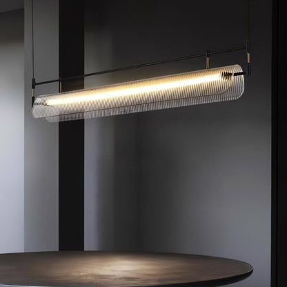 Linear Strip Acrylic Chandelier