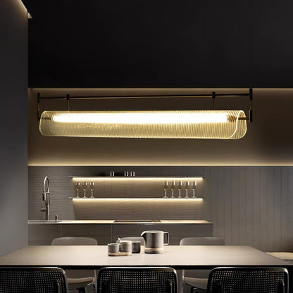 Linear Strip Acrylic Chandelier