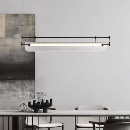 Linear Strip Acrylic Chandelier
