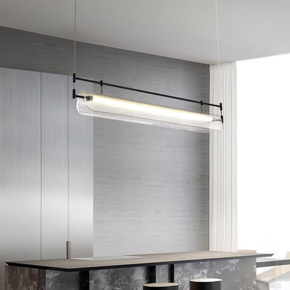 Linear Strip Acrylic Chandelier