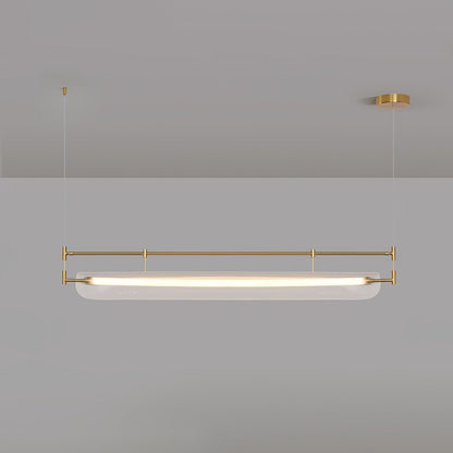 Linear Strip Acrylic Chandelier