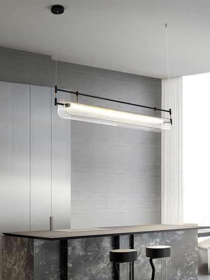 Linear Strip Acrylic Chandelier