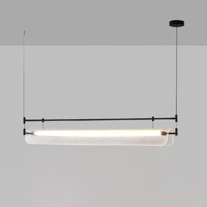 Linear Strip Acrylic Chandelier
