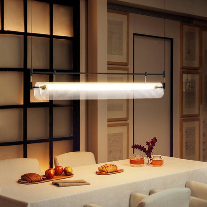 Linear Strip Acrylic Chandelier