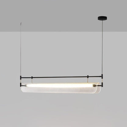 Linear Strip Acrylic Chandelier