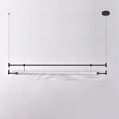 Linear Strip Acrylic Chandelier